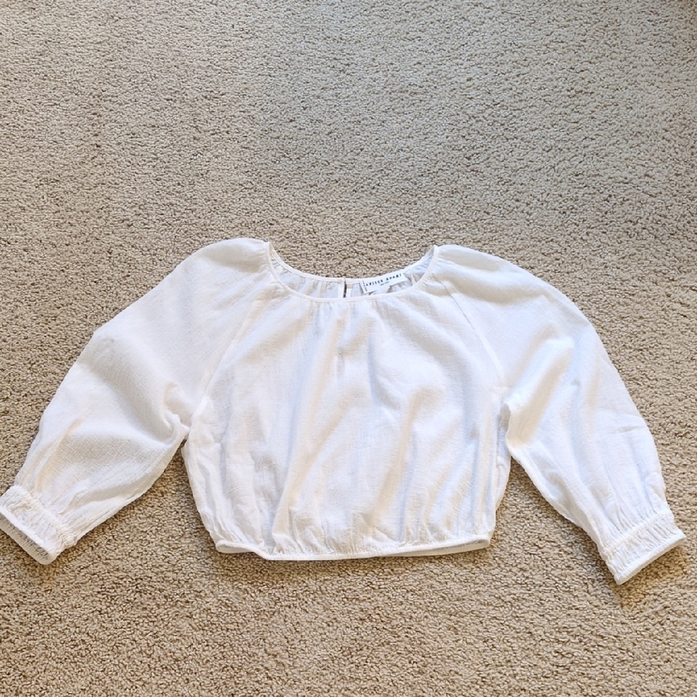Apiece Apart Cropped Blouse